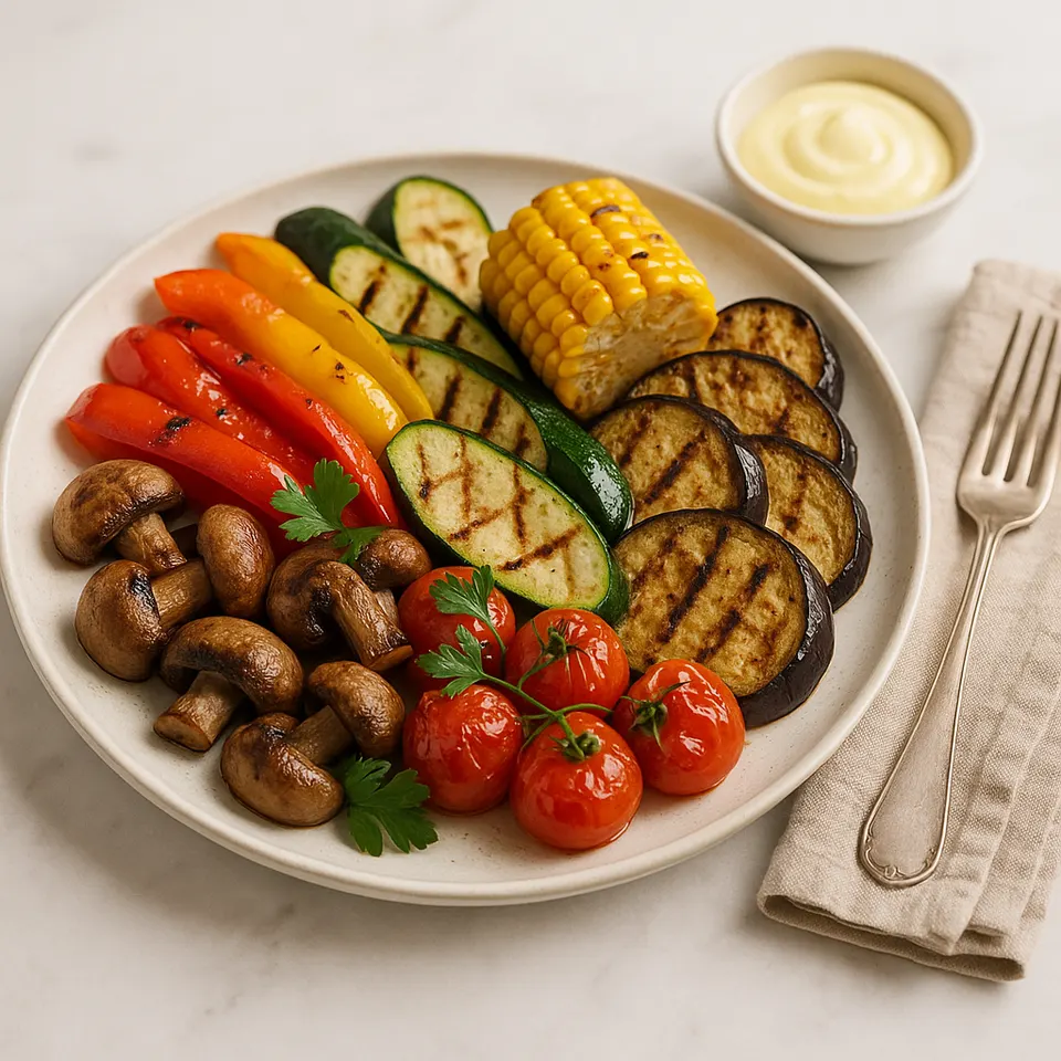 Parrillada De Verduras Con Alioli Casero