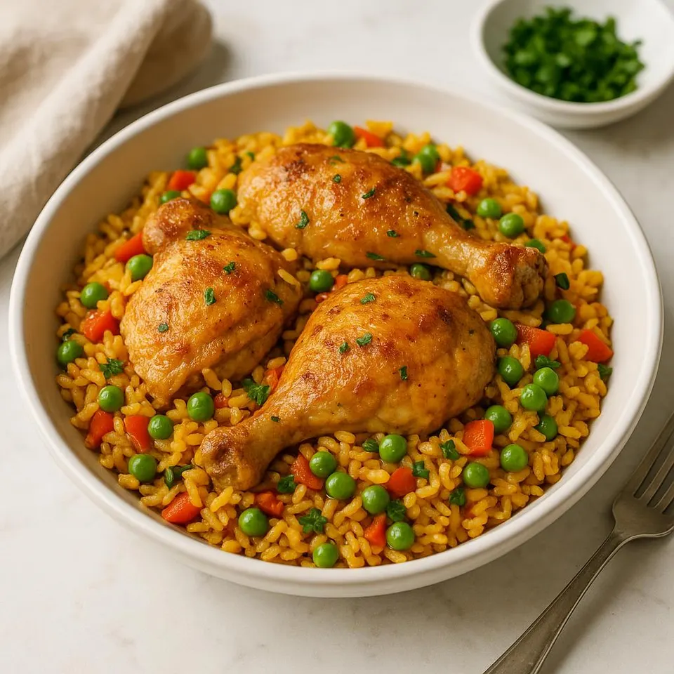 Arroz Con Pollo Al Estilo Tradicional